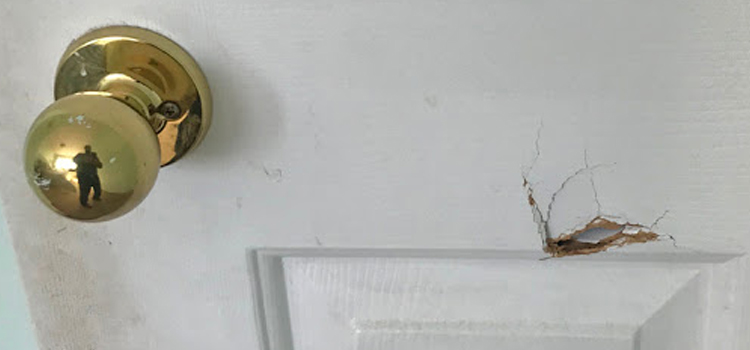 interior door hole repair Rosamond